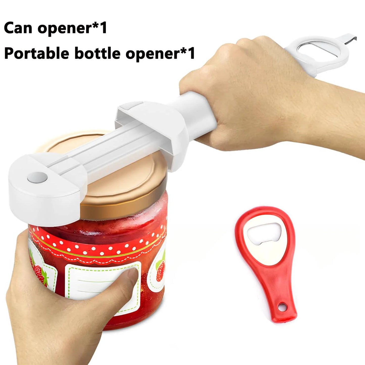 UTES21 - Apribottiglie multifunzionale in acciaio inox