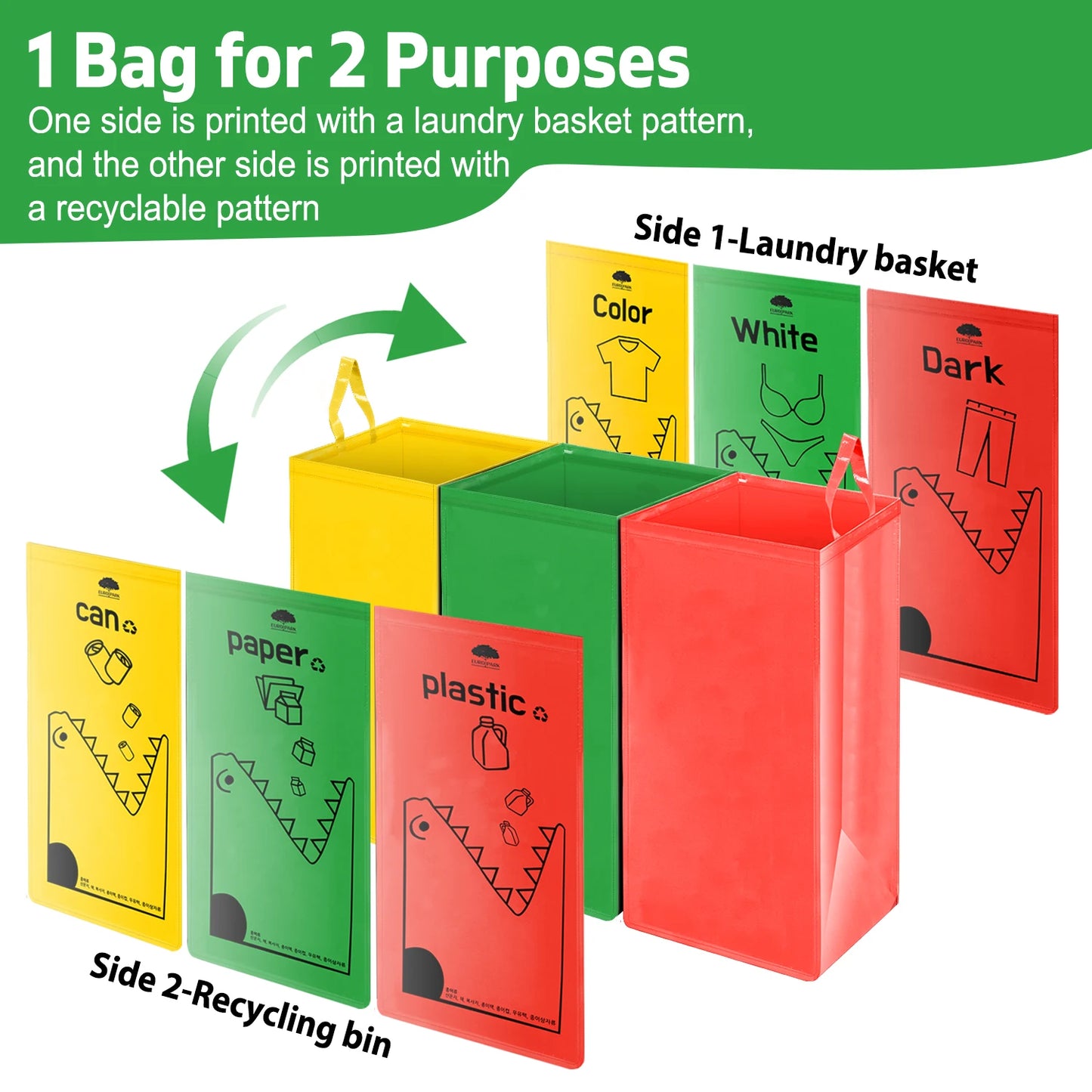 GESTR3 - Contenitore per il riciclaggio da 149 litri