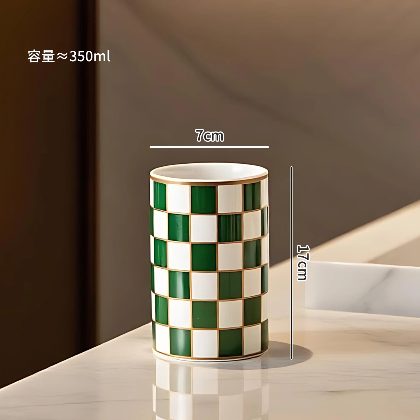 ACCL23 - Contenitore per spazzolino da denti in ceramica