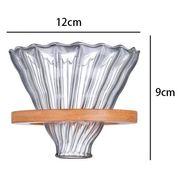 ACCT11 - Caraffa per caffè da 300/500/700 ml, bollitore in vetro trasparente