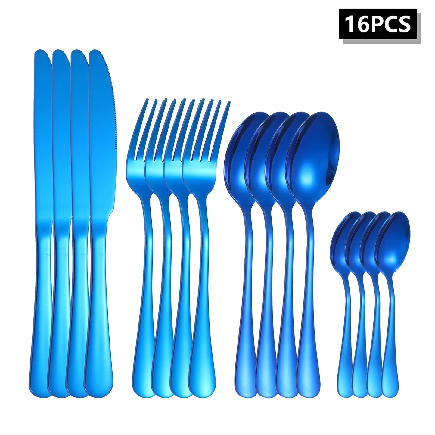 ACCT20 - Set di posate in acciaio inox da 4/16/24 pezzi