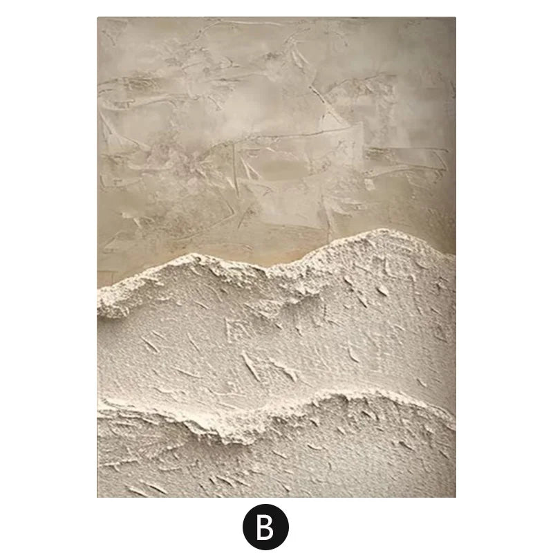 DECOM2 - Quadro da parete dipinto su tela astratto con trama pesante