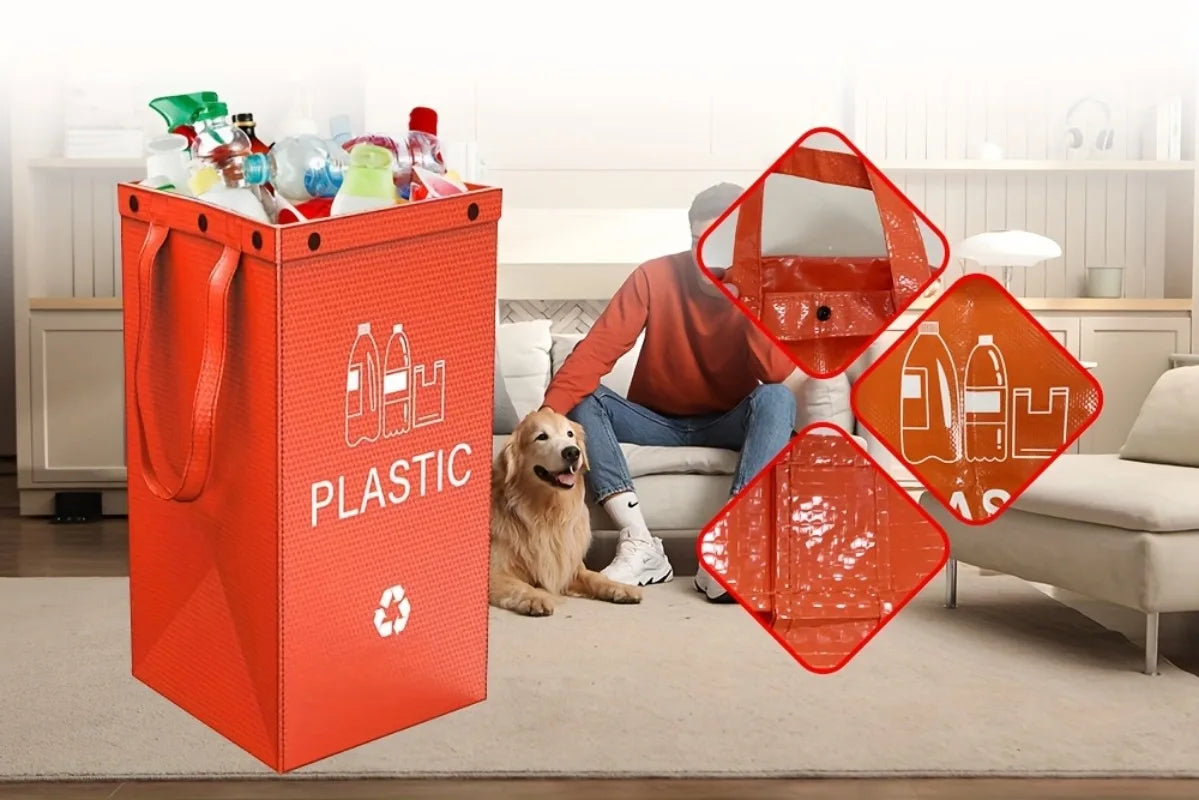 GESTR2 - Pattumiera pieghevole di grande capacità da 120 litri