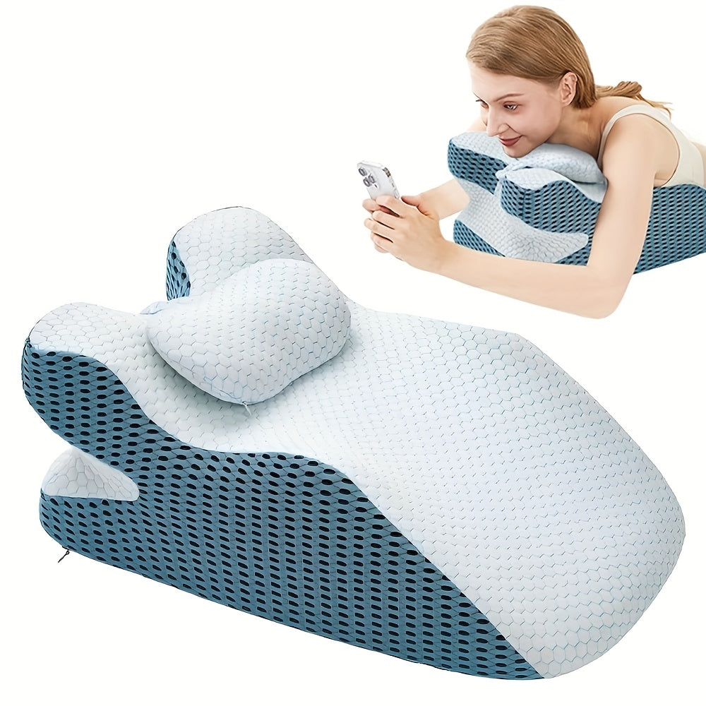 SONN19 - Cuscino reclinabile multifunzionale in memory foam traspirante