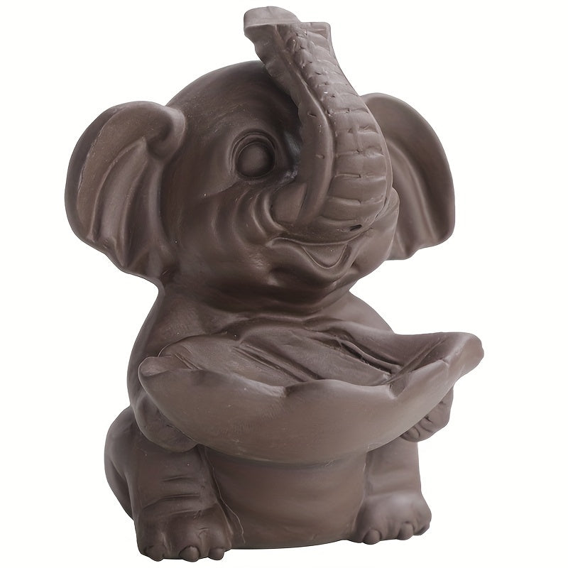 AROM23 - Bruciatore di incenso a riflusso a forma di elefante