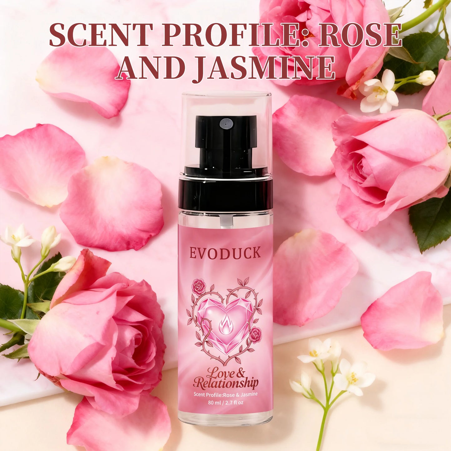 SONN14 - Spray profumato per cuscini alla lavanda, patchouli, rose-jasmine, lemon da 80 ml