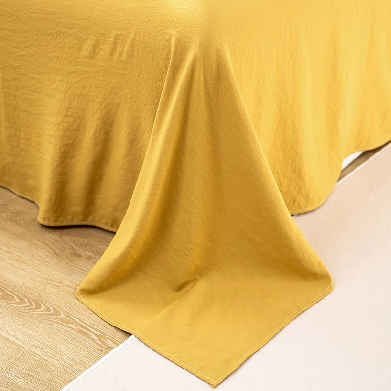 SONN8 - Set di lenzuola e piumone con stampa di fiori e frutta,  4 pezzi