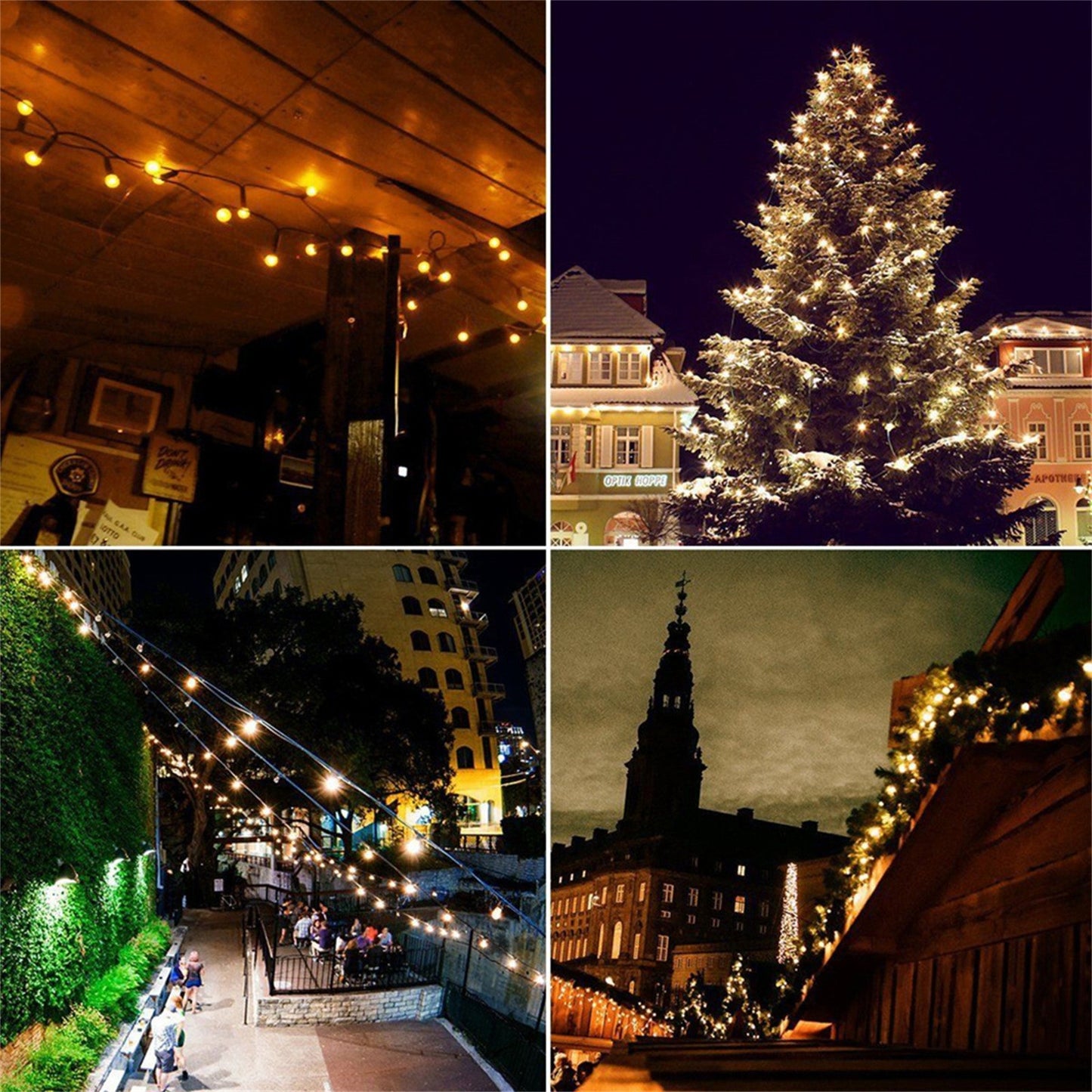 OUTDB6 - Luci a sfera solari con bolle