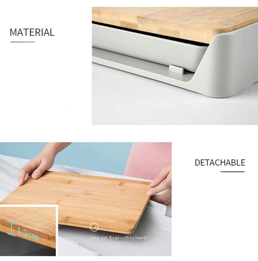 UTES26 - Tagliere bifacciale cassetto staccabile