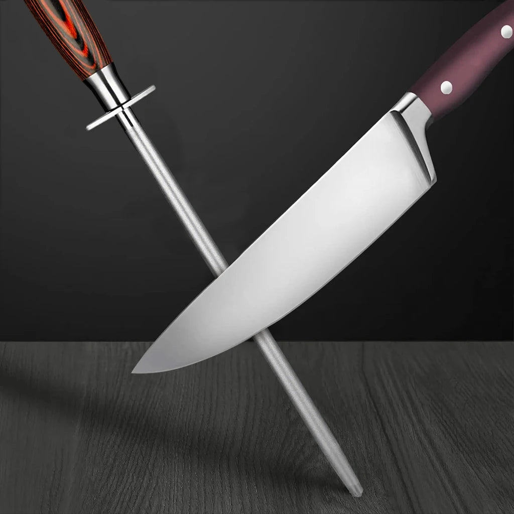 UTES2 - Affilacoltelli professionale con diamante Manico da 12 pollici