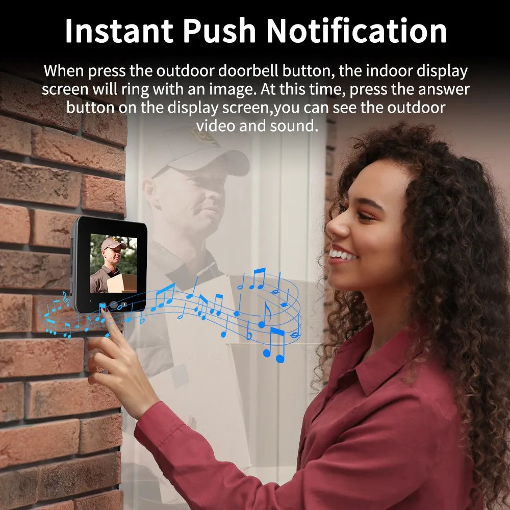 SICUD7 - Smart Wireless Intercom Campanello Digitale Videocamera