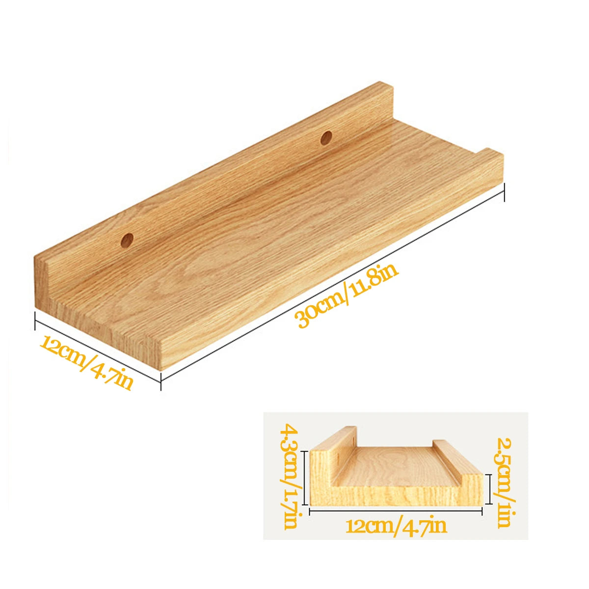 ARREM16 - Mensola galleggiante in legno