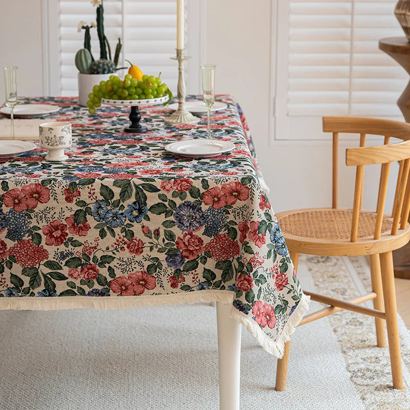 TESC22 - Tovaglia rettangolare rustica in jacquard