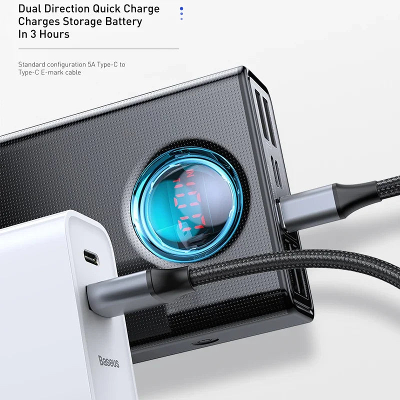 ACCET2 - Power Bank 30000mAh 65W PD3.0 Ricarica rapida