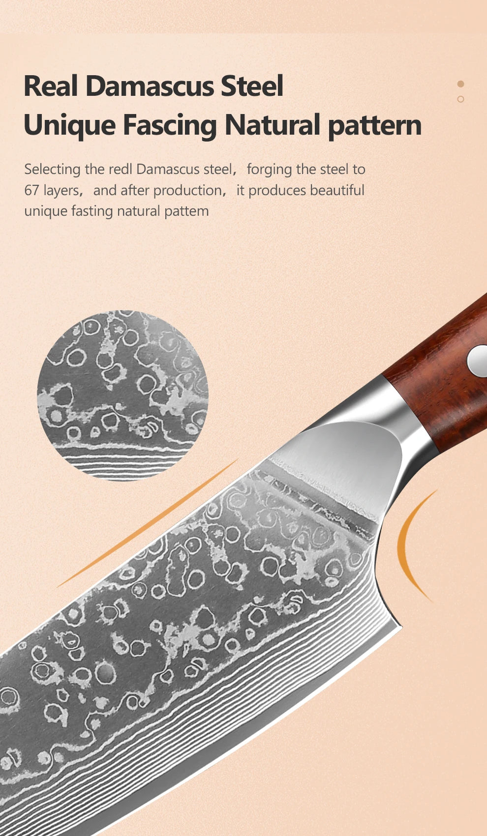 UTES11 - Set di coltelli da cucina da chef