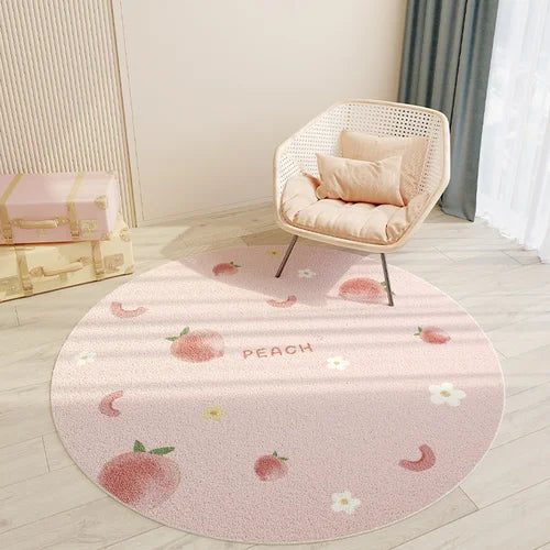 TESS36 - Tappeto moderno per soggiorno rotondo