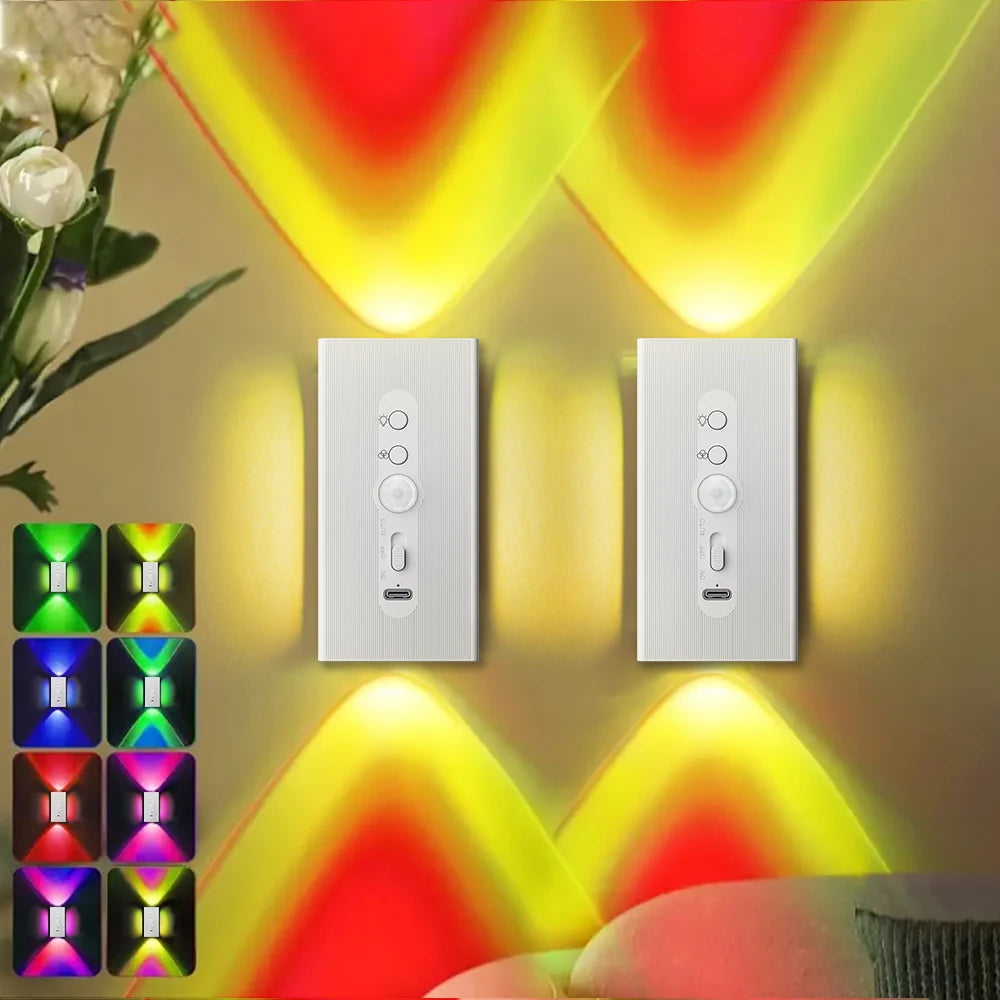 ILLR18 - Luce notturna con sensore di movimento  ricaricabile USB