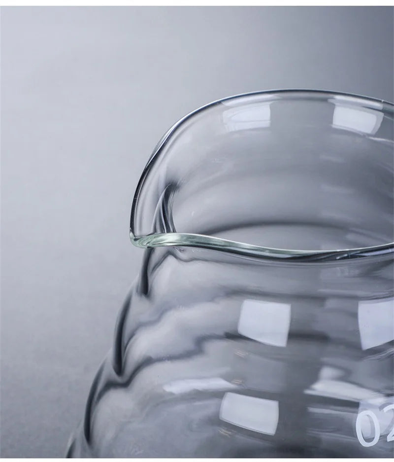 ACCT10 - Caraffa per caffè in vetro trasparente da 350/600/800 ml