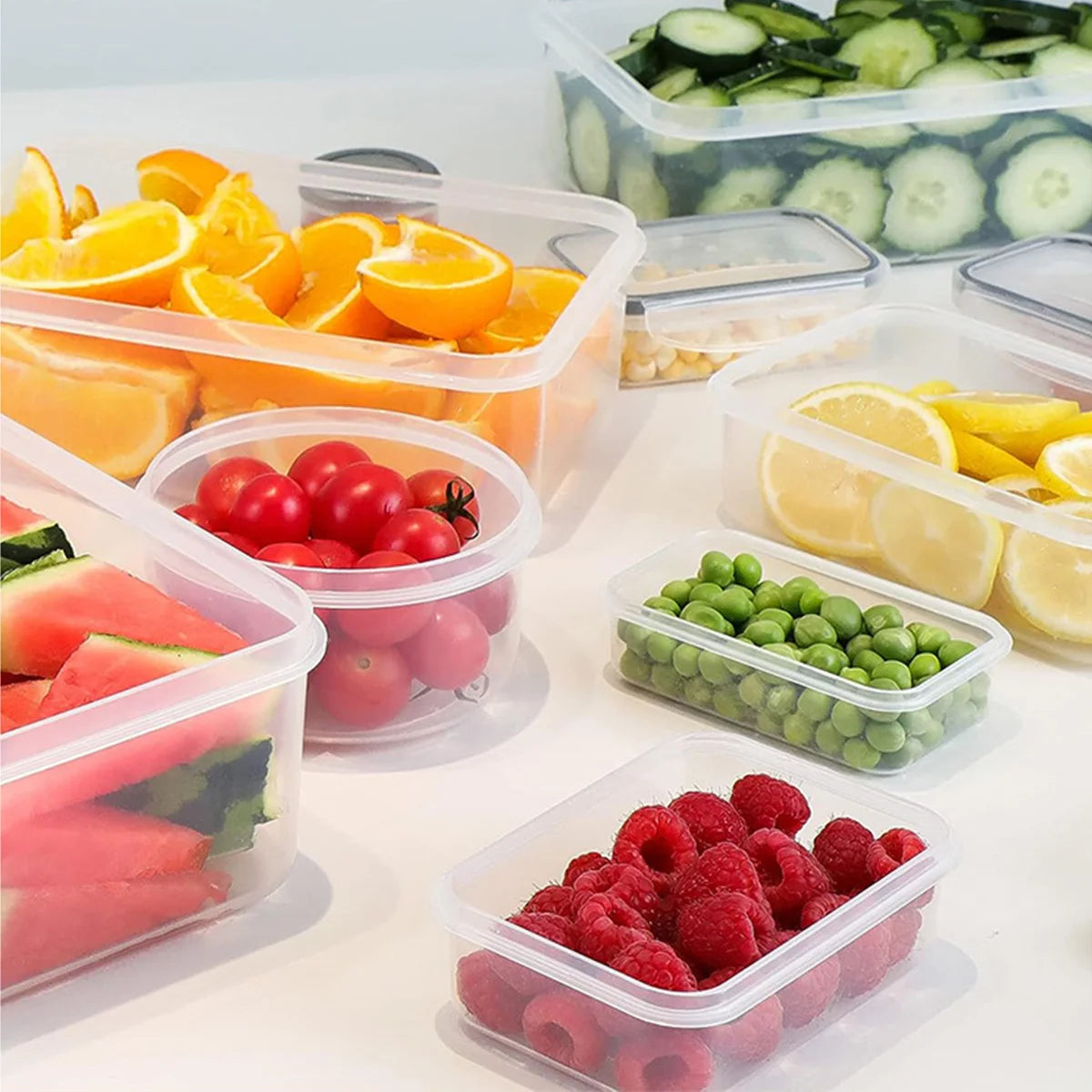 CONS17 - Set da 24 pezzi di contenitori per alimenti da cucina