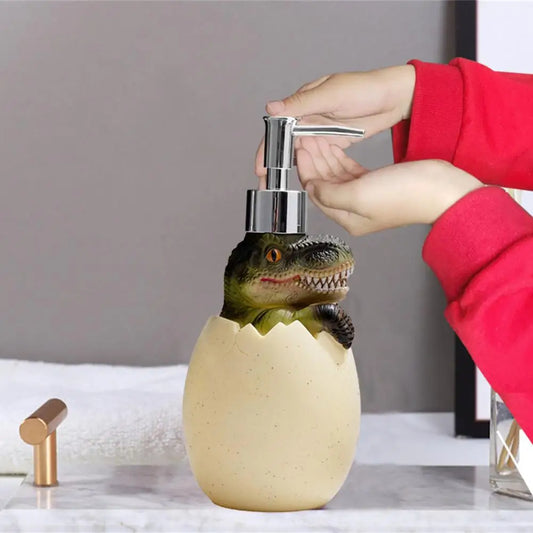 ACCL9 - Dispenser per shampoo, dispenser per sapone a pressione a forma di dinosauro