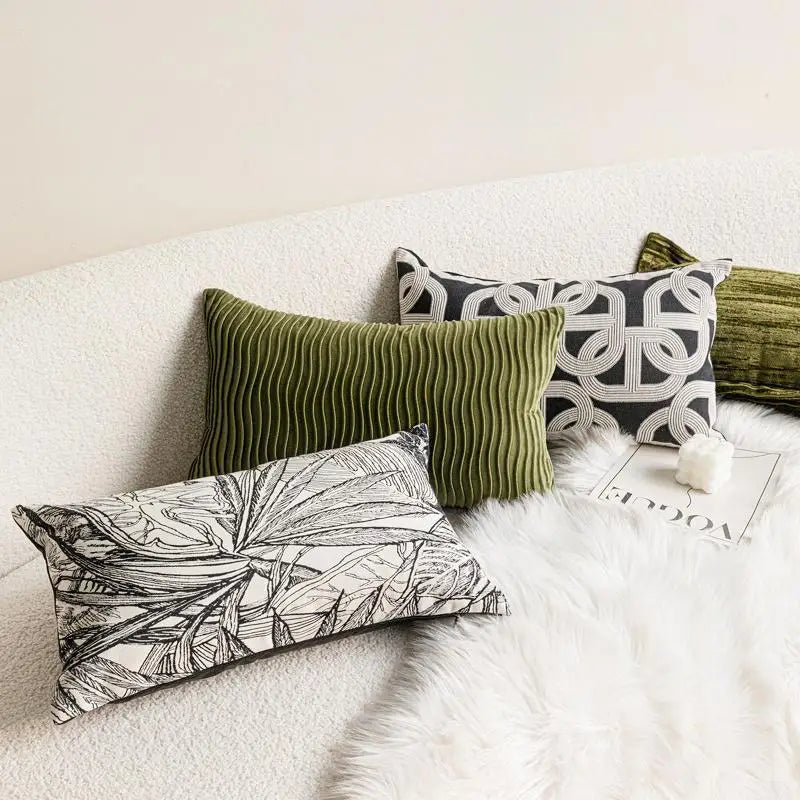 TESS6 - Copricuscino moderno di lusso  jacquard ricamato ad alta densità