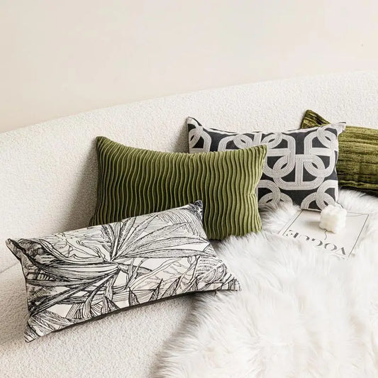 TESS6 - Copricuscino moderno di lusso  jacquard ricamato ad alta densità