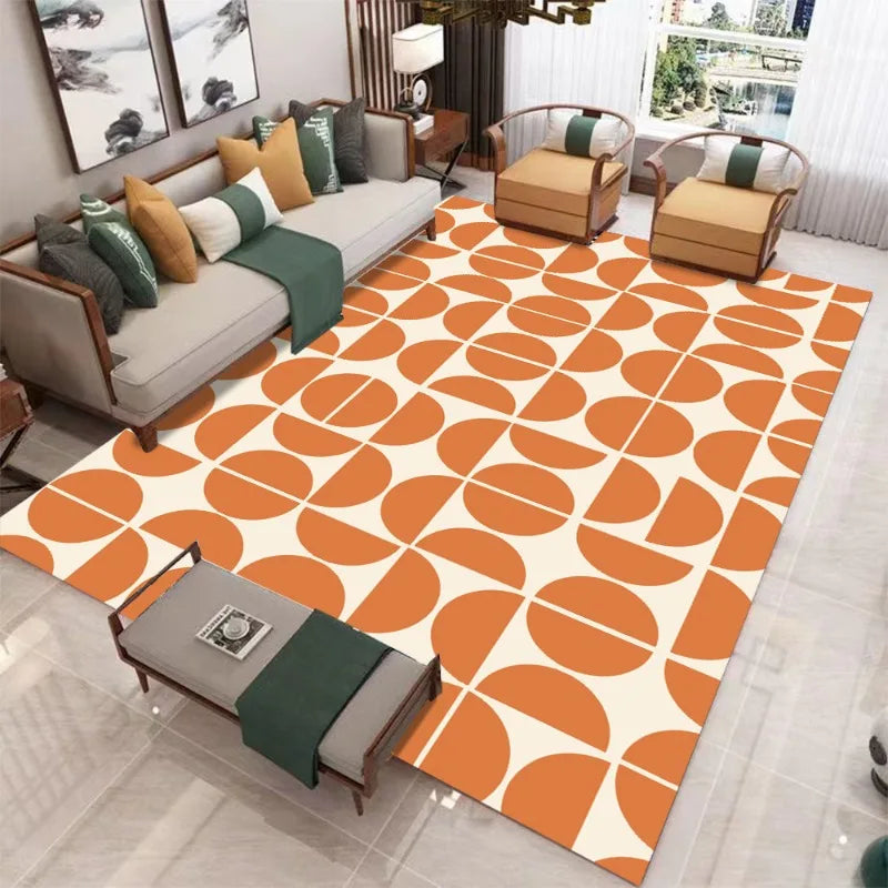 TESS32 - Tappeto moderno minimalista per soggiorno con motivo geometrico