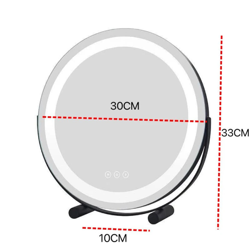 ACCL30 - Specchio per il trucco con luce a LED con ingrandimento 15X