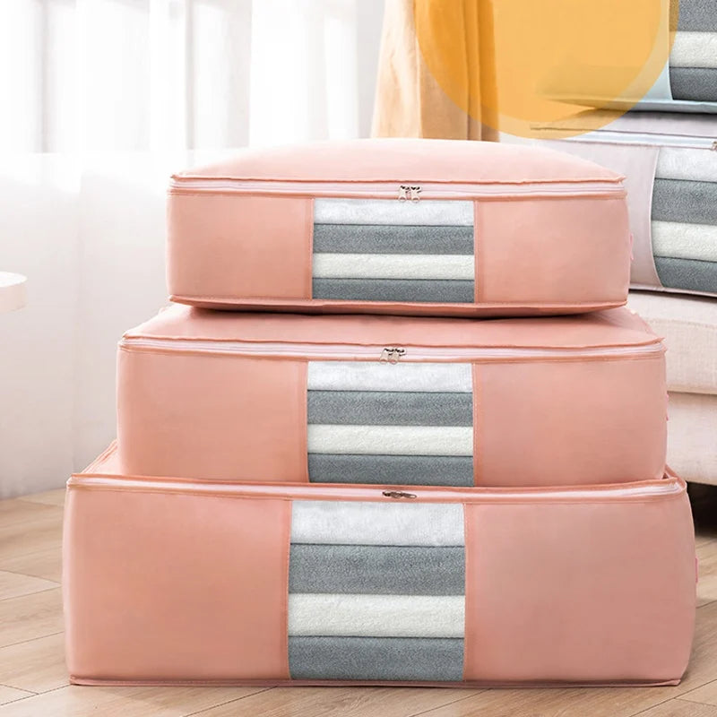 OARM10 - Borsa portaoggetti pieghevole di grande capacità per armadio