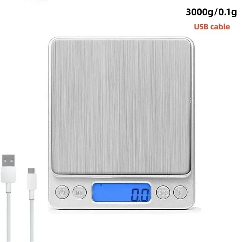 COTS28 - Bilance da cucina 0,1g - 3kg digitali USB