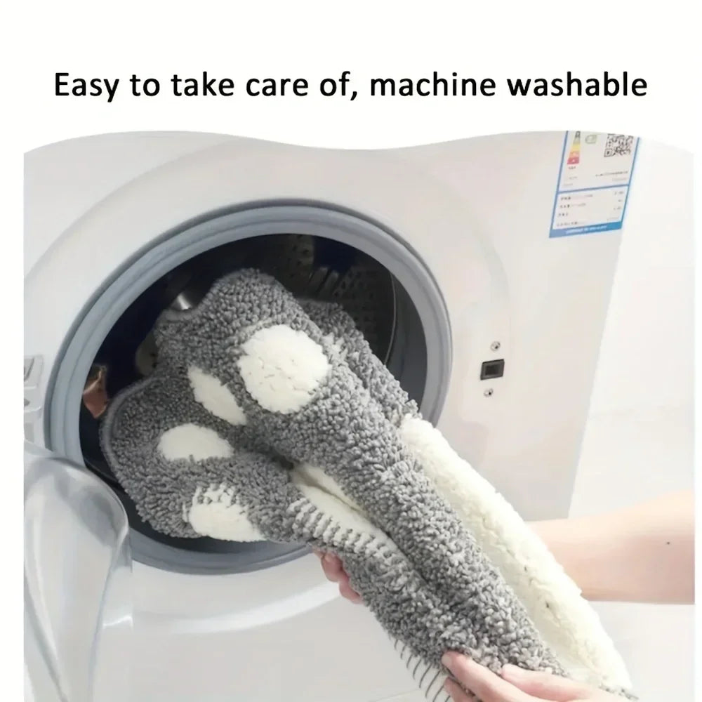 BAGC9 - Tappetini da bagno antiscivolo in microfibra