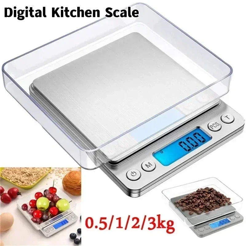 COTS28 - Bilance da cucina 0,1g - 3kg digitali USB