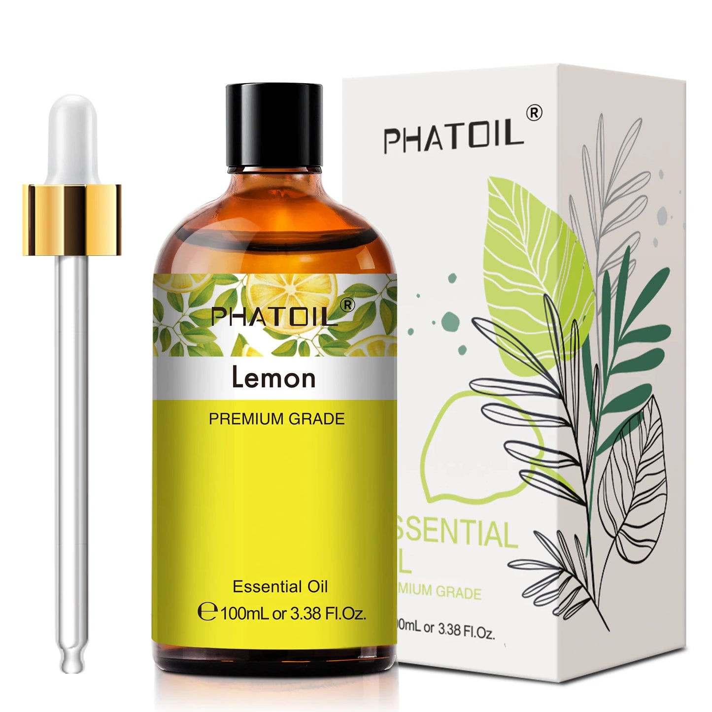AROM3 - 100 ml Olio essenziale di eucalipto per la pelle Olio aromatico di lavanda, vaniglia, gelsomino, limone e bergamotto