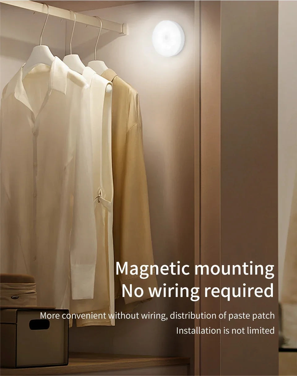 ILLR17 - Luce notturna a LED con sensore di movimento ricaricabile