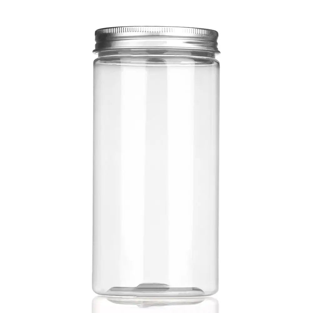 CONS22 - Contenitori per alimenti trasparenti con coperchi e etichette