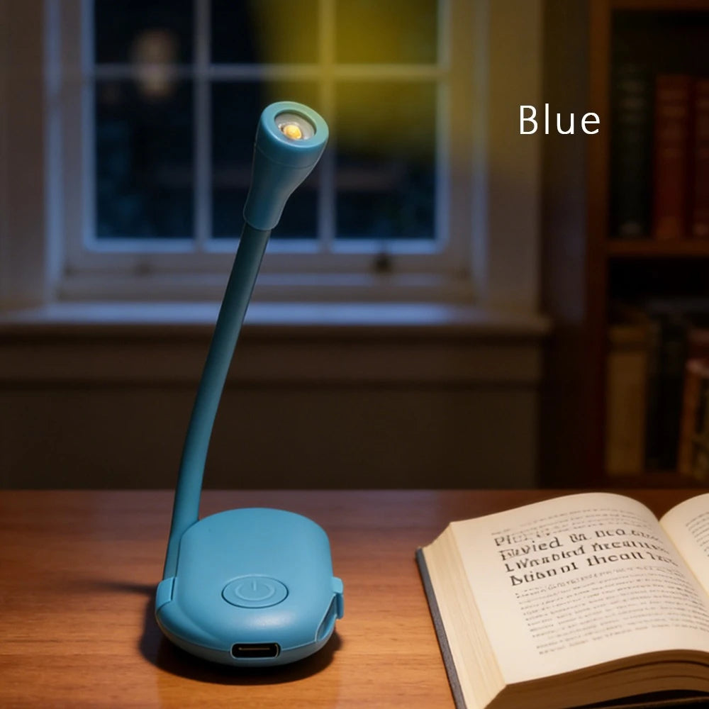 ILLUT3 - Lampada da lettura a LED ricaricabile tramite USB con clip