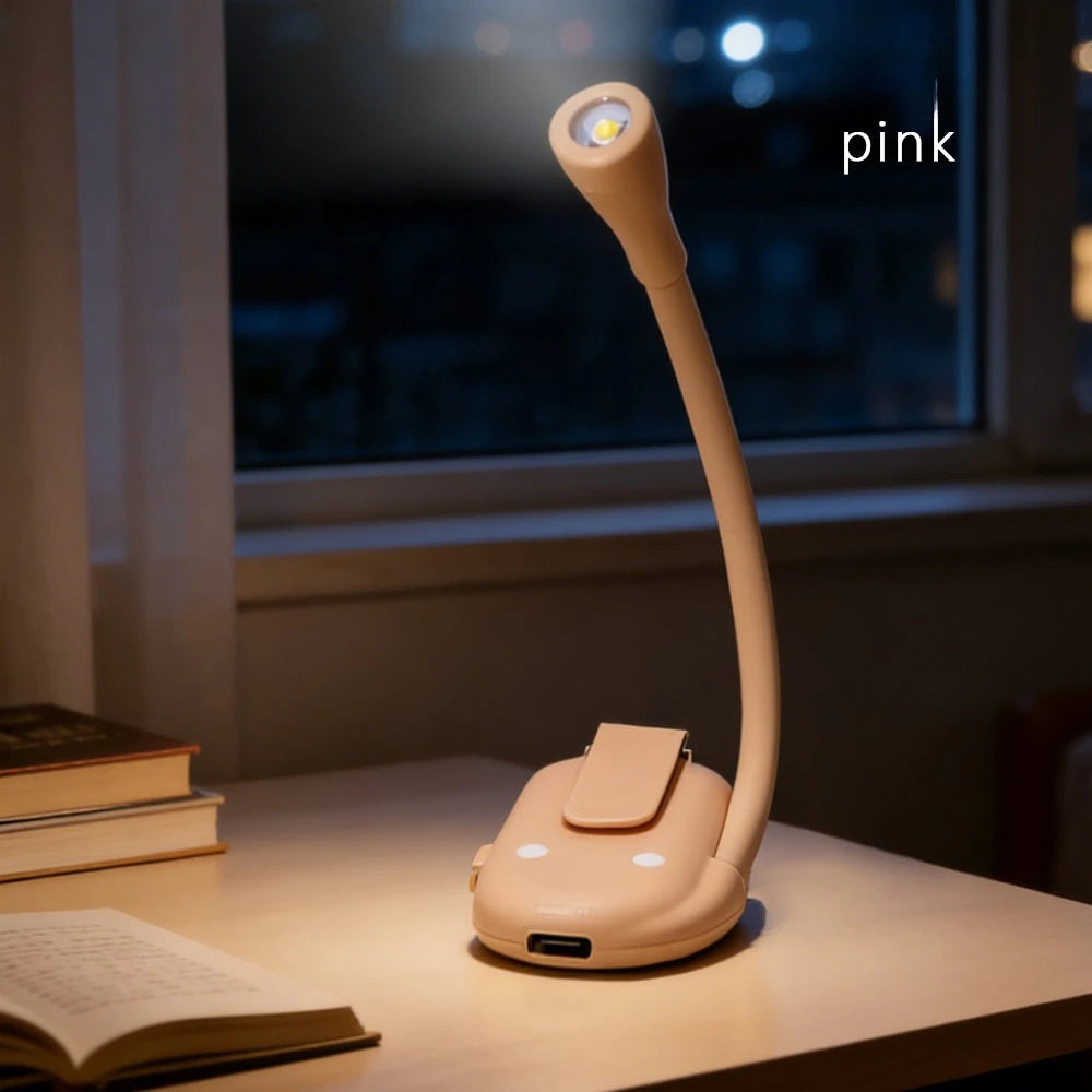 ILLUT3 - Lampada da lettura a LED ricaricabile tramite USB con clip