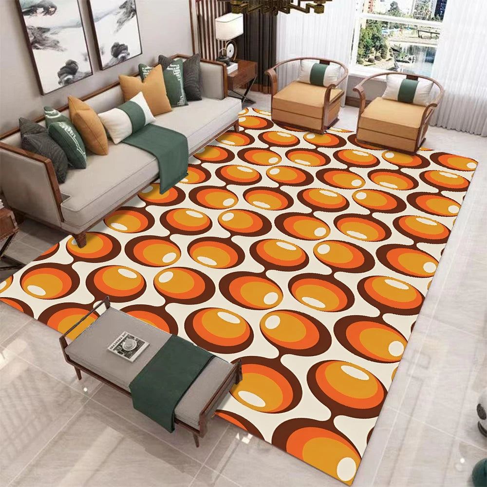 TESS32 - Tappeto moderno minimalista per soggiorno con motivo geometrico