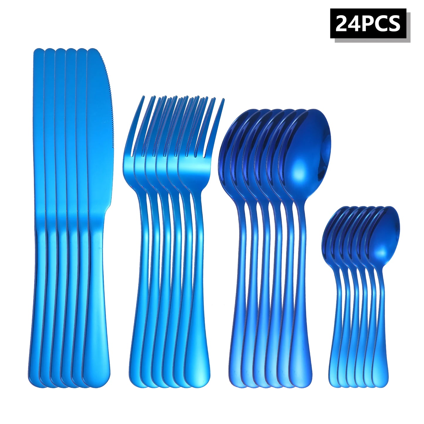 ACCT20 - Set di posate in acciaio inox da 4/16/24 pezzi