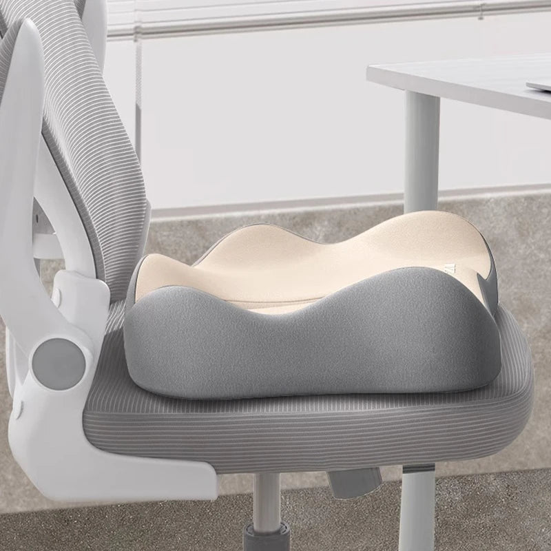 ERGOL20 - Cuscino per sedile da ufficio integrato con schienale per supporto lombare