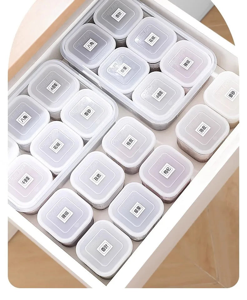 CONS11 - Contenitore per alimenti con 6 griglie