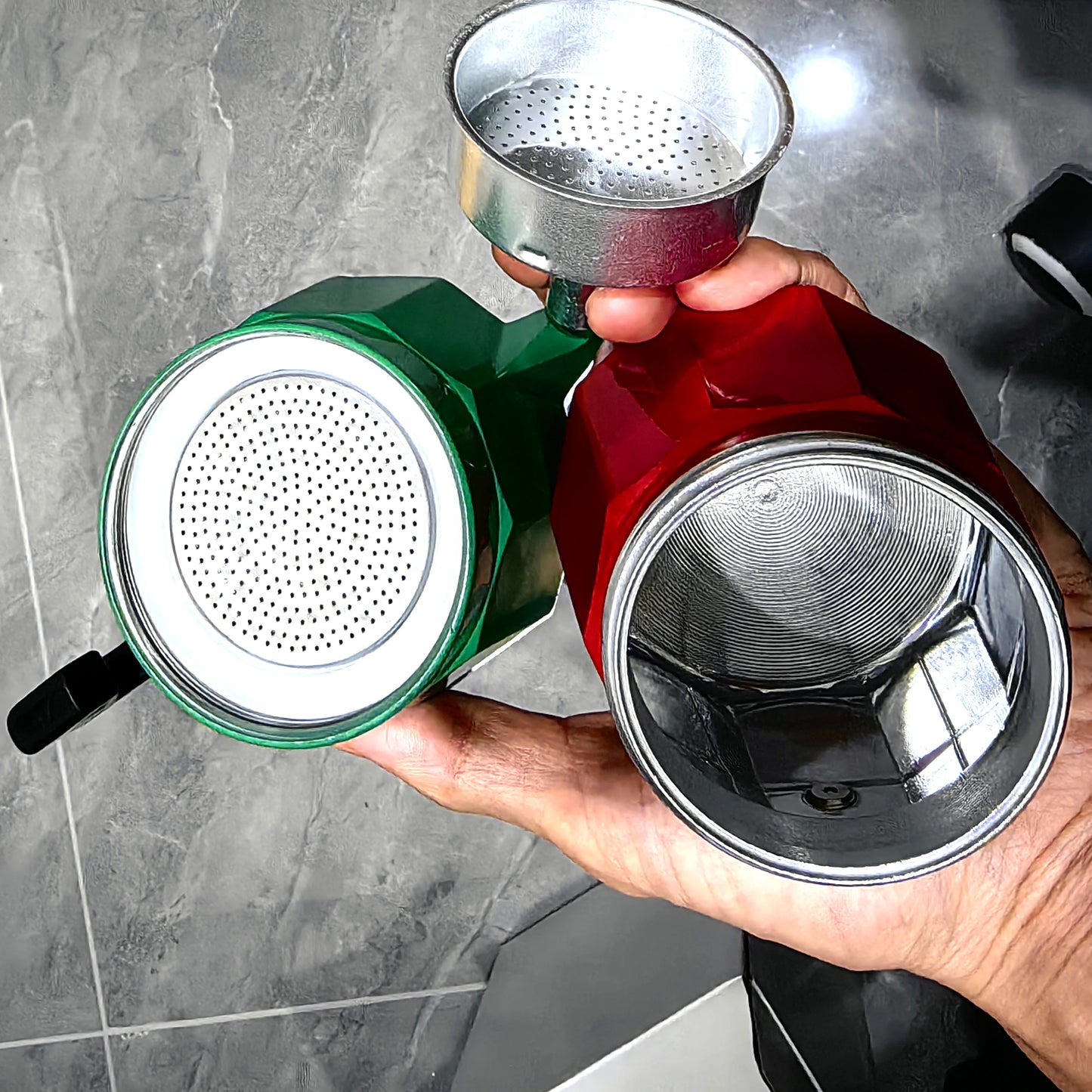 CAFT1 - Caffettiera Moka Espresso, Moka 150ml e 300ml