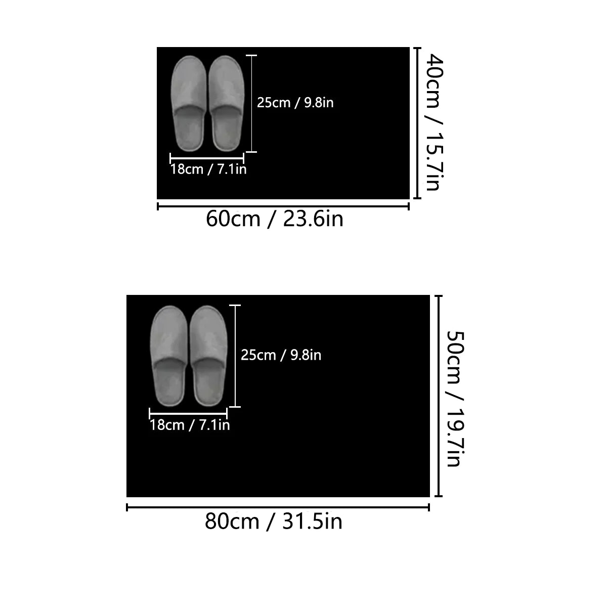 BAGC6 - Tappetino antiscivolo per vasca da bagno