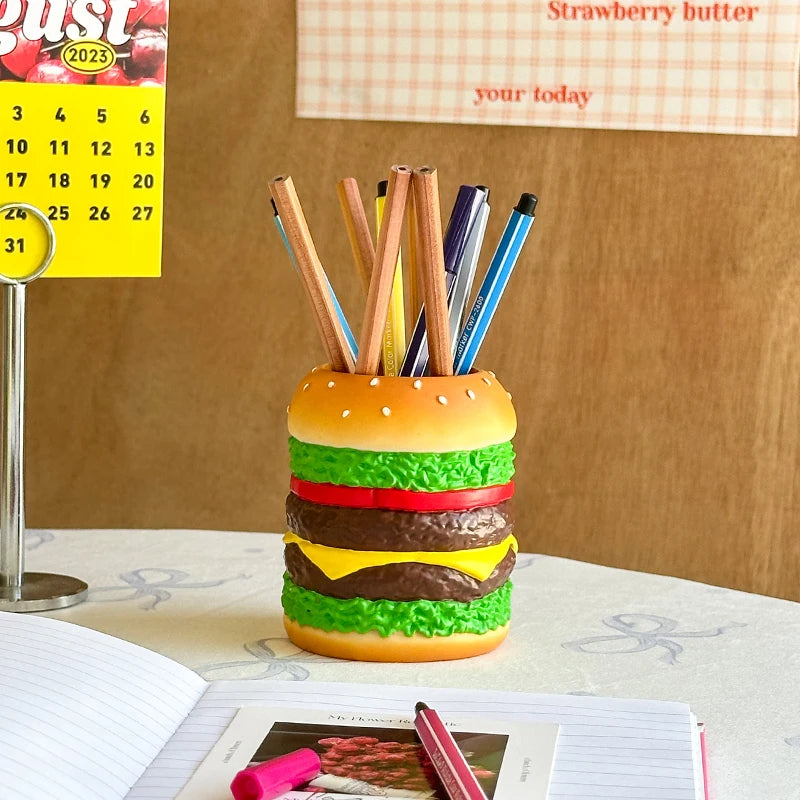 ORGAS15 - Delizioso portapenne per hamburger