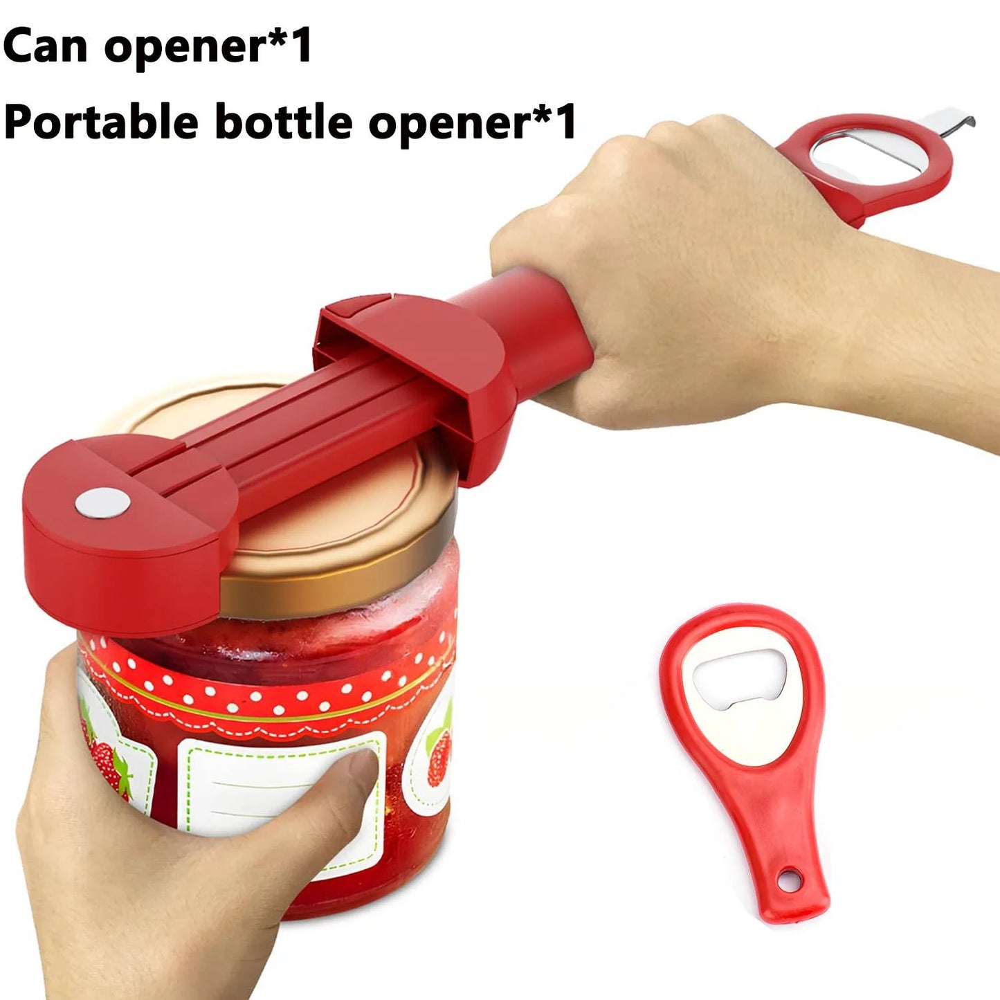 UTES21 - Apribottiglie multifunzionale in acciaio inox