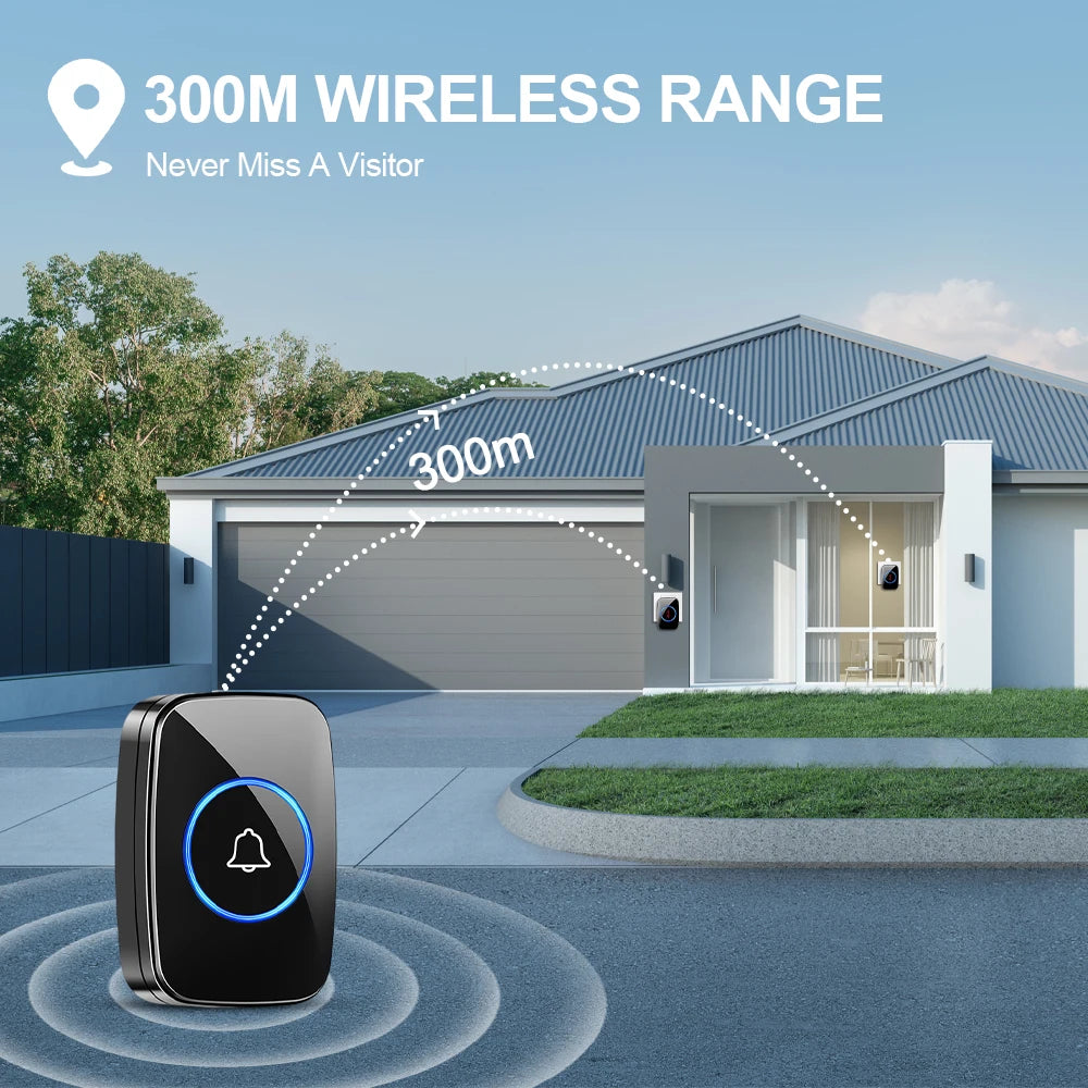 ACCET18 - Campanello wireless con display digitale