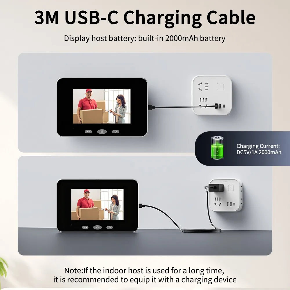 SICUD7 - Smart Wireless Intercom Campanello Digitale Videocamera