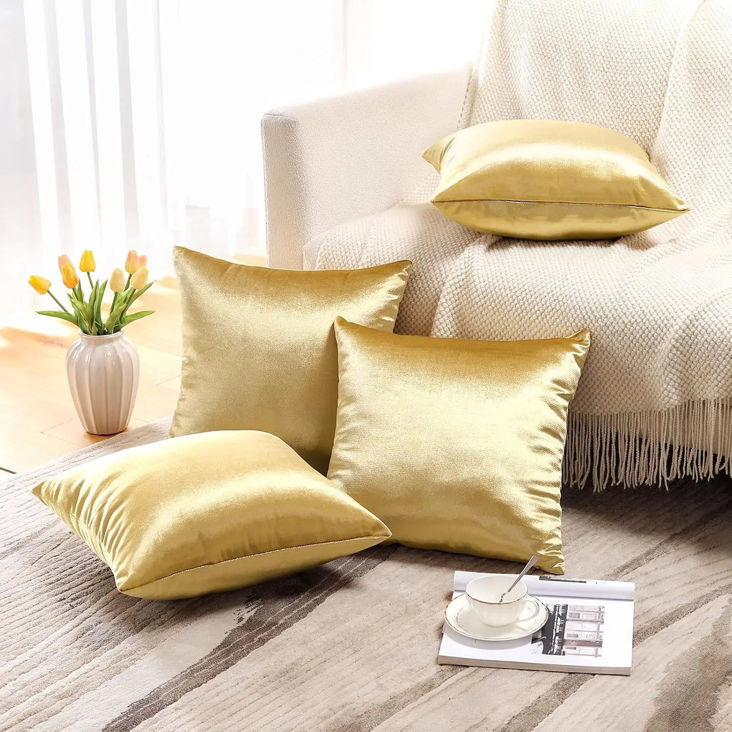 TESS13 - Federe per cuscino oro