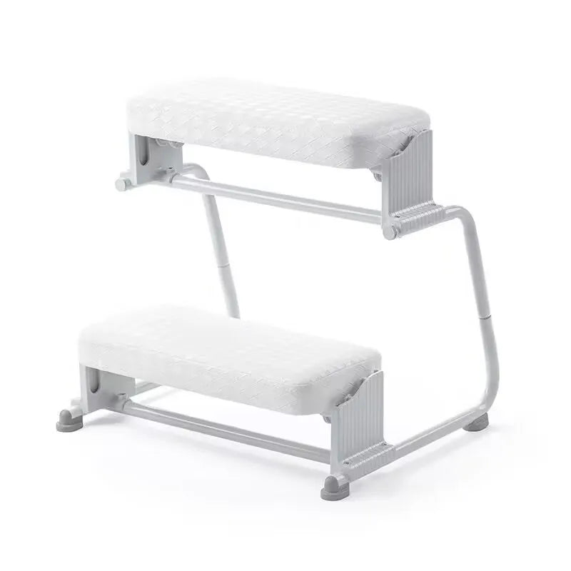 ERGOL11 - Poggiapiedi ergonomico per ufficio domestico, a doppio strato, con pedali