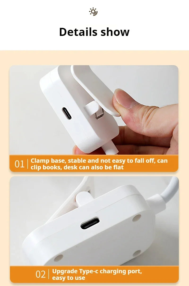 ILLUT6 - Lampada da scrivania a LED con braccio regolabile elettrico